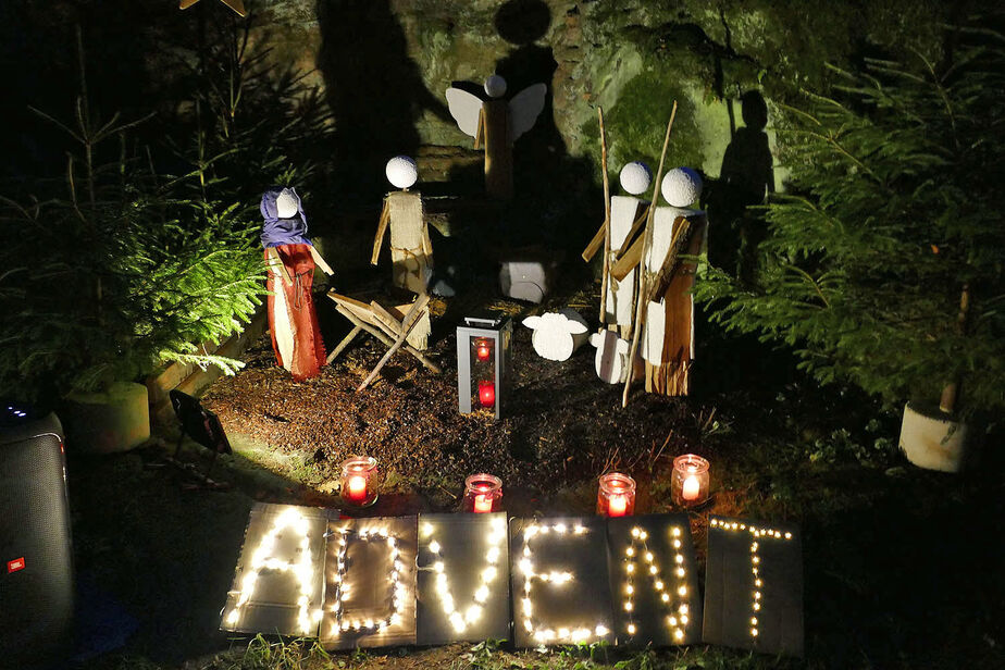 Waldadvent in der Fatima-Grotte